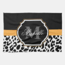 Search for black and white print tea towels Leopard