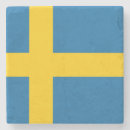 Recherche de suédois dessous de verres Drapeau de la suède