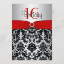 Recherche de black silver 16ans anniversaire invitations Bling