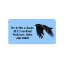 Search for black crows return address labels Wildlife
