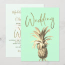 Search for gold pineapple wedding invitations Summer