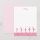Search for ballet note cards Girly