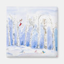 Search for bird tree magnets Winter
