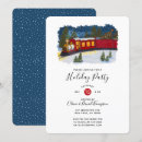 Search for train christmas invitations Vintage