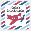 Search for vintage plane stickers First birthday