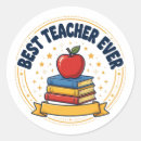 Search for best teacher ever stickers Education
