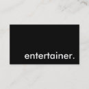 Search for circus business cards Entertainer