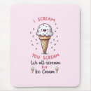 Recherche de crème glacée kawaii tapis souris Été