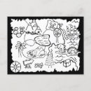 Search for treasure map postcards Kids