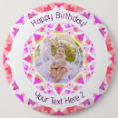 Search for happy birthday girl buttons For her