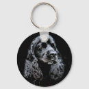 Search for cocker spaniel keychains Black