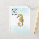 Search for seahorse save the dates Coastal