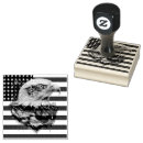 Search for american flag rubber stamps Bald eagle