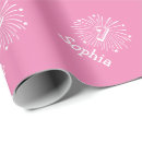 Search for 1st birthday girl wrapping paper Girly