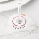 Search for bridal shower wine charms Bride