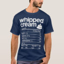 Search for whipped cream tshirts Food