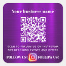 Search for purple event stickers Qr code