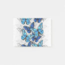 Search for butterfly post it notes White