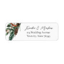 Search for pine cone return address labels Greenery