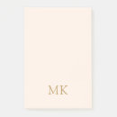 Recherche de notes de it de monogramme post post its Rose