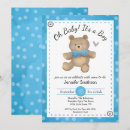 Search for oh baby shower invitations Teddy bear