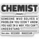 Search for laboratory technician stickers Chemist