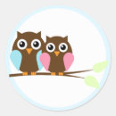 Search for owl on branch stickers Owls