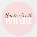 Search for handcrafted by stickers Pink