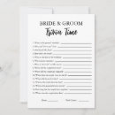 Search for bride and groom trivia Black and white