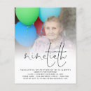 Recherche de 90th photo anniversaire invitations Simple