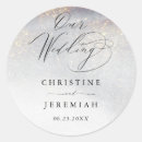 Search for silver and gold wedding stickers Chic