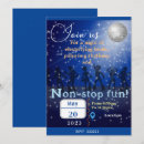 Search for get together party invitations Blue