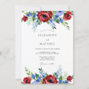 Search for patriotic wedding invitations Watercolor