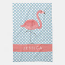 Search for pink flamingo pattern tea towels Cute