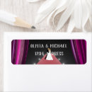 Search for red carpet return address labels Glam