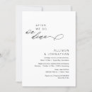 Search for we do wedding invitations Black and white