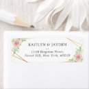Search for geometric return address labels Elegant