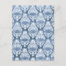 Search for blue floral pattern postcards Botanical