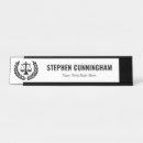 Search for attorney at law name plates Scales of justice