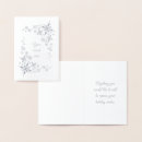 Search for metallic christmas cards Silver