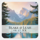 Search for save the date with picture stickers Rustic