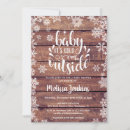 Recherche de flocon de neige rustique invitations Script