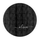 Search for black and white cutting boards Initials