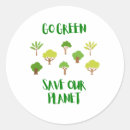 Search for going green stickers Save our planet