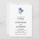 Search for cornflower wedding invitations Modern