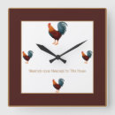 Recherche de poule horloges Coq de poule