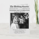 Search for newspaper wedding invitations Vintage