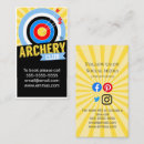 Search for archery business cards Sports