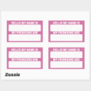 Recherche de nametags stickers Rose