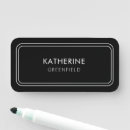 Search for frame name tags Black